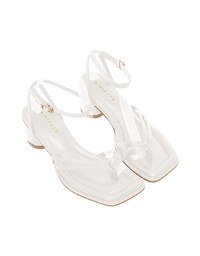 Strap Wrap Mid-Heel Sandals