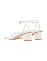 Strap Wrap Mid-Heel Sandals