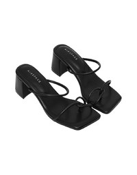 Minimalist Strap Mid-Heel Sandals