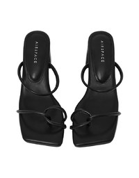 Minimalist Strap Mid-Heel Sandals