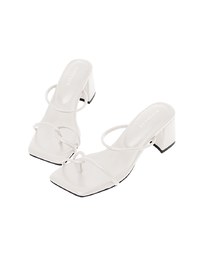 Minimalist Strap Mid-Heel Sandals