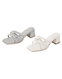 【Lisa's Design】Buckle Mid-Heel Sandals