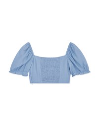 2Way Puffy Sleeve Crop Top (With Padding)