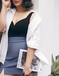 The Ultimate Push- Up Wide Strap Bra Top
