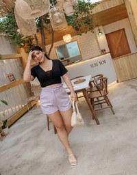 Two-Piece Knot Knit Crop Top
