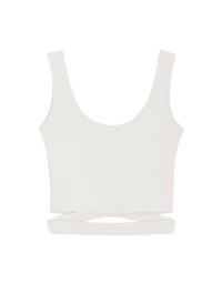 Crossover Crop Tank Top