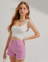 Crossover Crop Tank Top