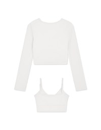 Anti-Uv Cooling Crop Blazer Jacket Set (With Padding)
