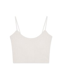 Knit Crop Vest (With Padding)