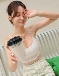 Knit Crop Vest (With Padding)