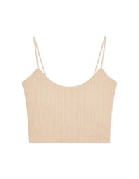 Knit Crop Vest (With Padding)