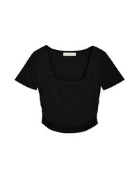 Breezy Cooling Side Scrunch Top