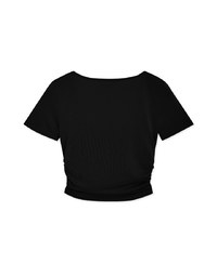 Breezy Cooling Side Scrunch Top