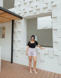 Breezy Cooling Side Scrunch Top