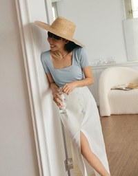 Breezy Cooling Side Scrunch Top
