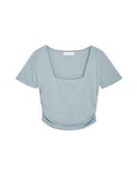Breezy Cooling Side Scrunch Top