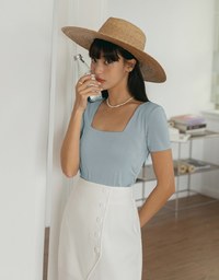 Breezy Cooling Side Scrunch Top