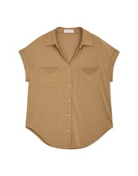 Breezy Cooling Double Pockets Blouse Shirt