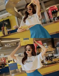 Simple Loose Short Sleeve T-Shirt