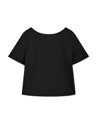 Basic Knit Scrunch Top