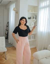 Basic Knit Scrunch Top