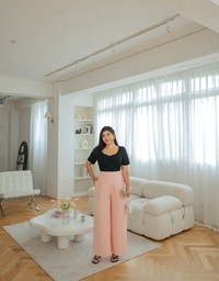 Basic Knit Scrunch Top