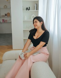 Basic Knit Scrunch Top