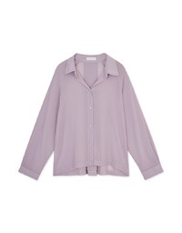Sheer Oversized Blouse Shirt