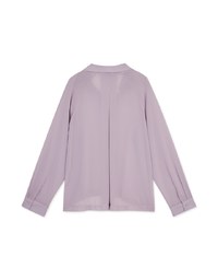 Sheer Oversized Blouse Shirt