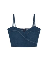 Denim Jeans Thread Vest (With Padding)