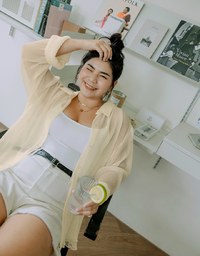 Wrinkled Sheer Blouse Shirt