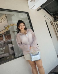 Wrinkled Sheer Blouse Shirt