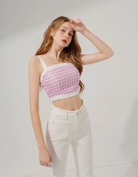 Back Zipper Check Vest (With Padding)