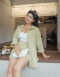 Plain Chiffon Lapel Blouse Shirt