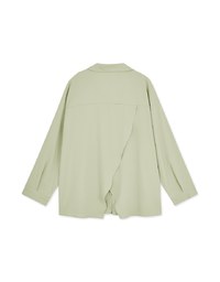 Plain Chiffon Lapel Blouse Shirt