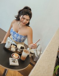 【AiR 2.0】Seamless Checkered Bra Padded Tube Top ( With Padding)