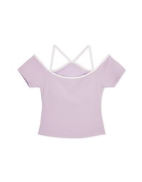 2WAY Knit Top (With Padding)