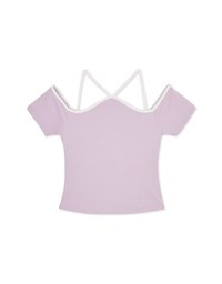 2WAY Knit Top (With Padding)