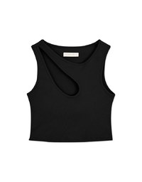 Hollow Knit Vest (With Padding)