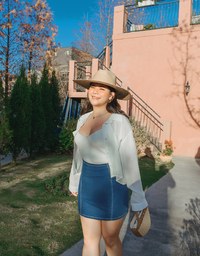 【Den!m LITE】Perfect Waistline Denim SKIRT Airy Lightweigth Fabric Extra High Waisted Slim Fit Jeans Skirt DNA