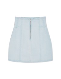 【Den!m LITE】Perfect Waistline Denim SKIRT Airy Lightweigth Fabric Extra High Waisted Slim Fit Jeans Skirt DNA