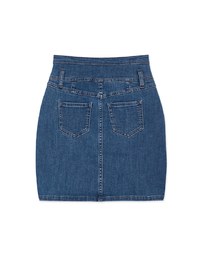 【Den!m LITE】Cooling Denim SKIRT No Filter Slimming Denim Jeans Skirt
