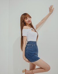 【Den!m LITE】Cooling Denim SKIRT No Filter Slimming Denim Jeans Skirt
