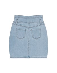 【Den!m LITE】Cooling Denim SKIRT No Filter Slimming Denim Jeans Skirt