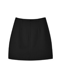 AIRY HOURGLASS K-Pop Slimming Side Zipper Slit Skirt