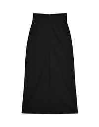【Stark Minimalism 2.0】 High Waisted Slit Maxi Skirt