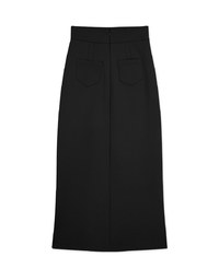 K-Pop Long Slit Skirt