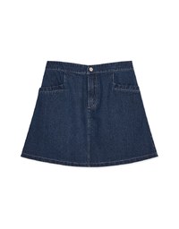 Elevated Casual Denim Jeans Skirt