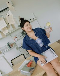 Elevated Casual Denim Jeans Skirt