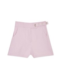 Asymmetric Belted Short